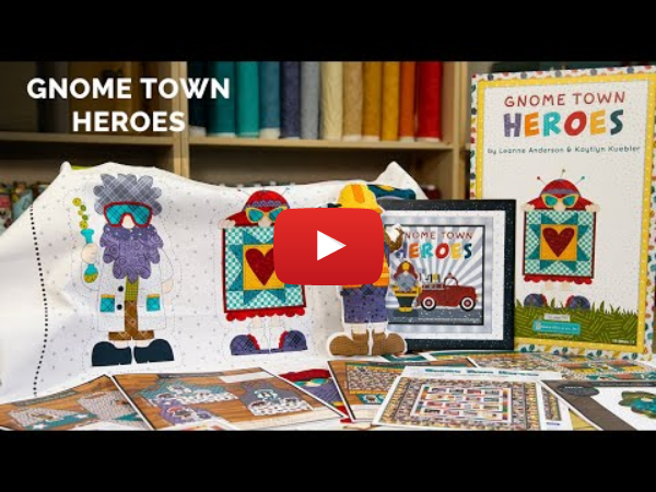 Gnome Town Heroes Fabric - Order today!